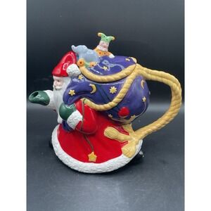 Mary Engelbreit "Believe Santa" teapot